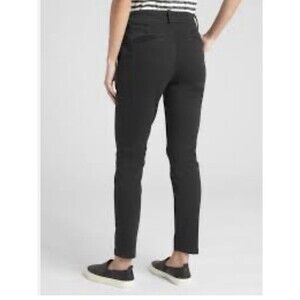 GAP Women’s High Rise Skinny Strech Chinos Black Sz 16